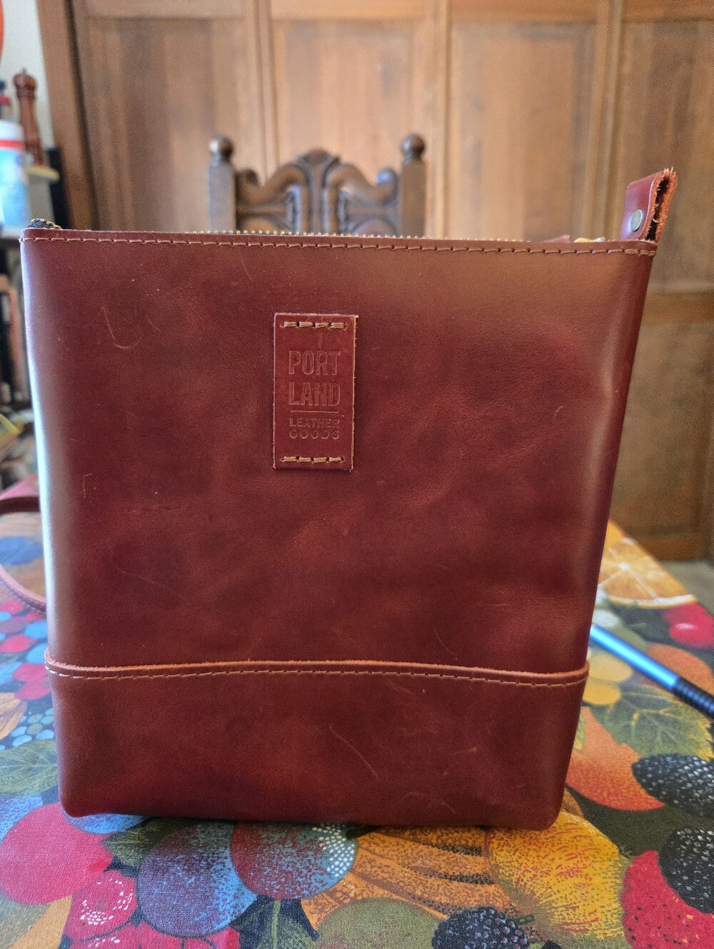 🤠 Portland Leather Goods Festival Bag in Cowboy Sunset Smooth Leather